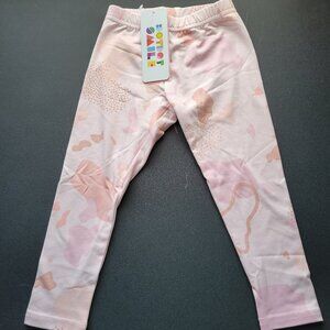 Dot Dot Smile Leggings Girl's 2T Toddler Pink Pebble & Dot Comfy Stretch NWT
